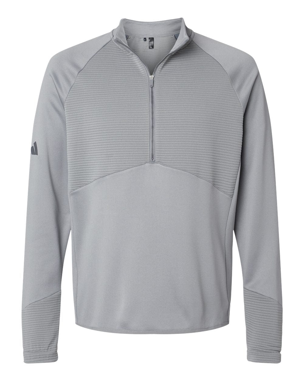 adidas Layering S / Grey Three adidas - Men's Quarter-Zip Pullover