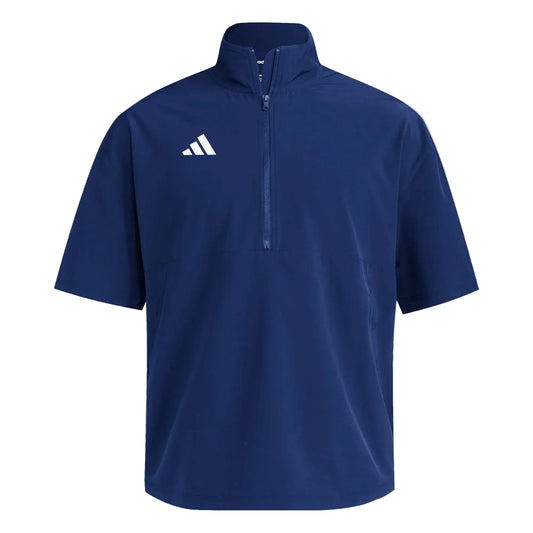 adidas Layering S / Team Navy Blue adidas - Men's Short Sleeve Quarter-Zip Pullover