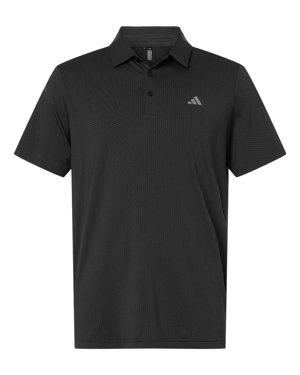 adidas Polos S / Black/Carbon adidas - Men's Performance Textured Polo
