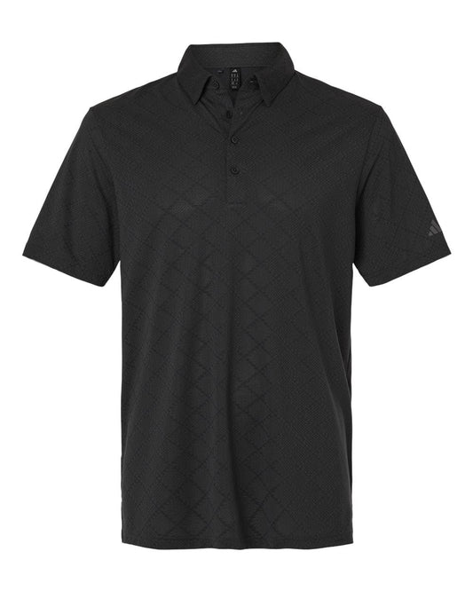 adidas Polos S / Carbon/Black adidas - Men's Ultimate365 Jacquard Polo