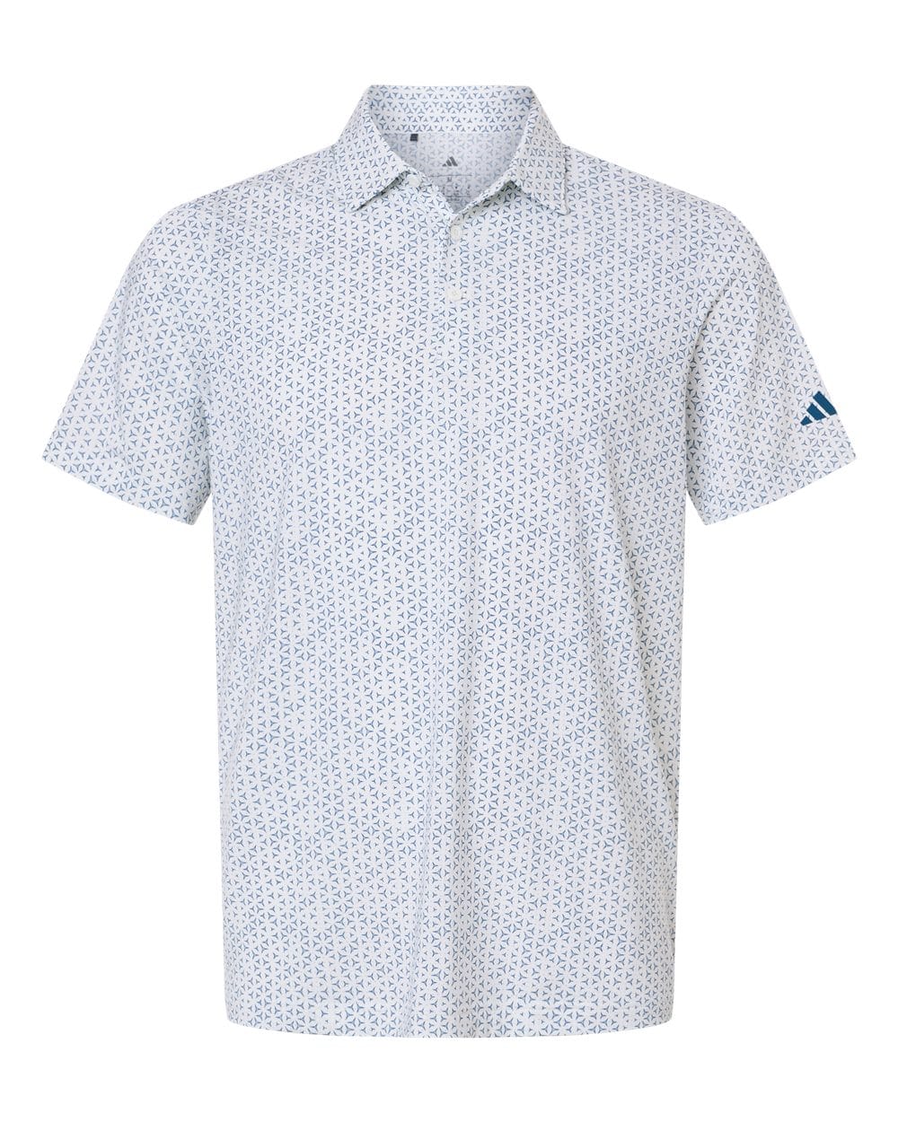 adidas Polos S / White/Dusky Petrol adidas - Men's Ultimate365 Mesh Tango Print Climacool Polo
