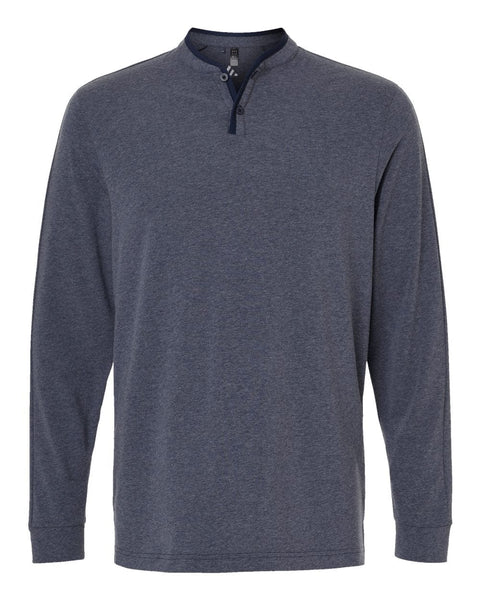 GROWN＆SEWN: HENLEY LONG SLEEVE TEE adidas - Men's Henley Long-Sleeve Tee – Threadfellows