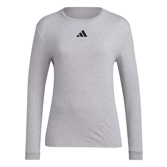 adidas T-Shirts XS / Medium Grey Heather adidas - Women's Pregame Long Sleeve T-Shirt