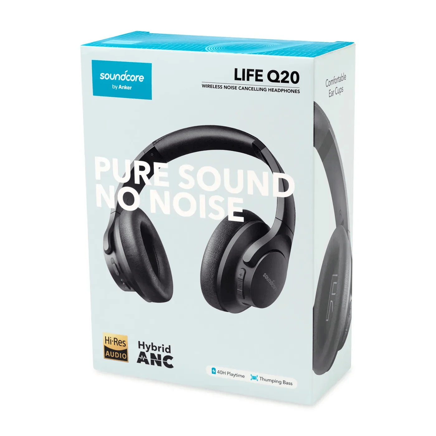 Anker Electronics One Size / Black Anker - Soundcore Life Q20i Wireless Noise Cancelling Headphone