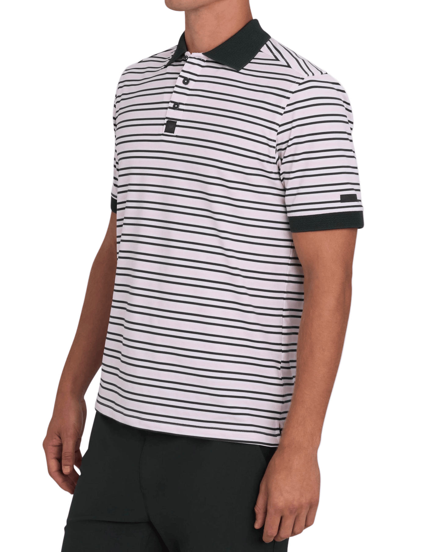 Bad Birdie Polos Bad Birdie - Men's Ridge Performance Stripe Polo