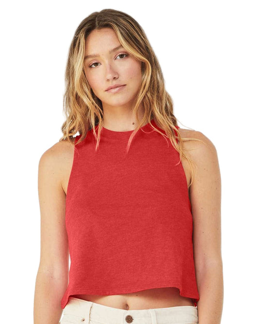 Bella + Canvas T-Shirts Bella + Canvas - Women's Racerback Crop Tank