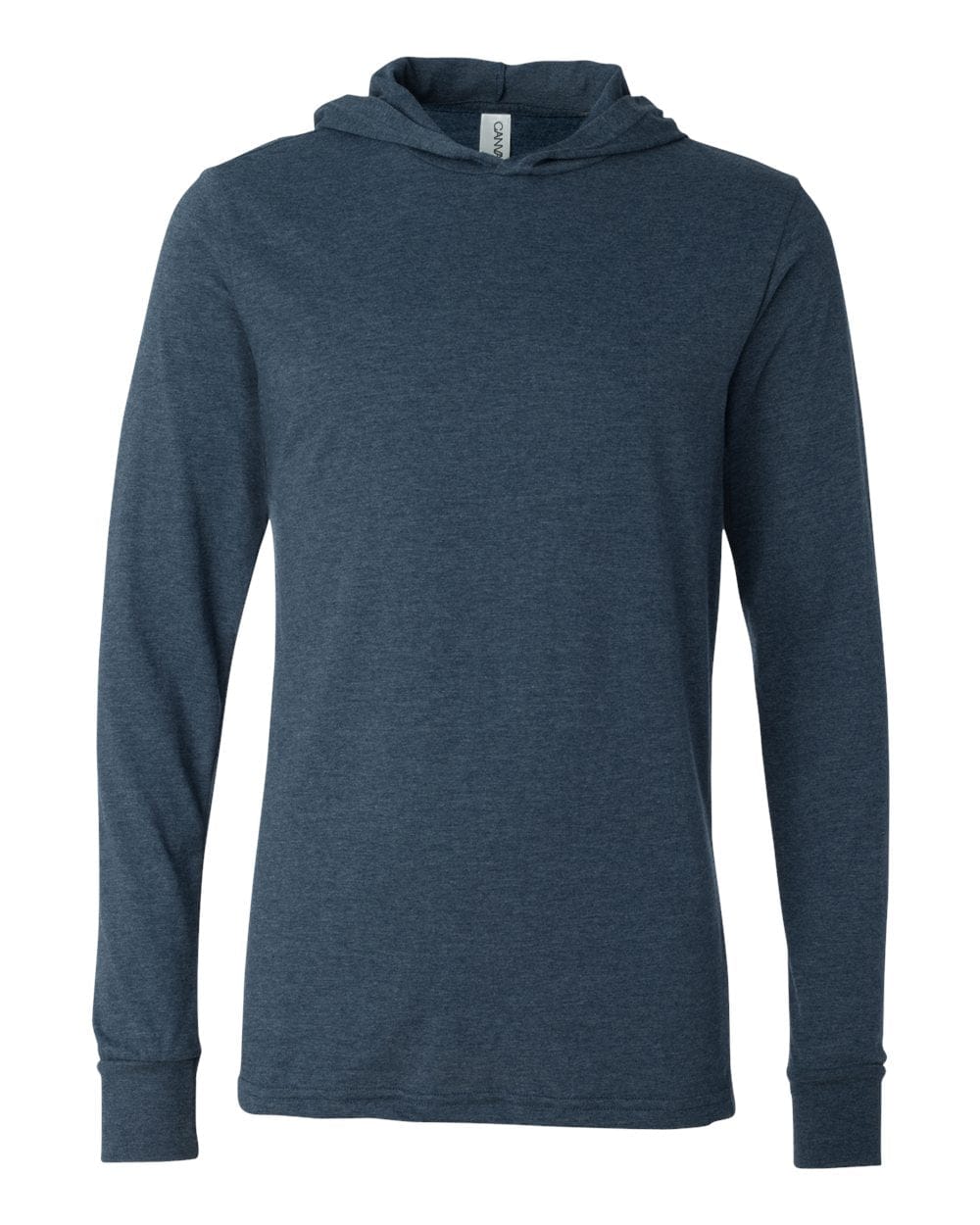 Bella + Canvas T-Shirts XS / Heather Navy Bella + Canvas - Jersey Long Sleeve Hoodie