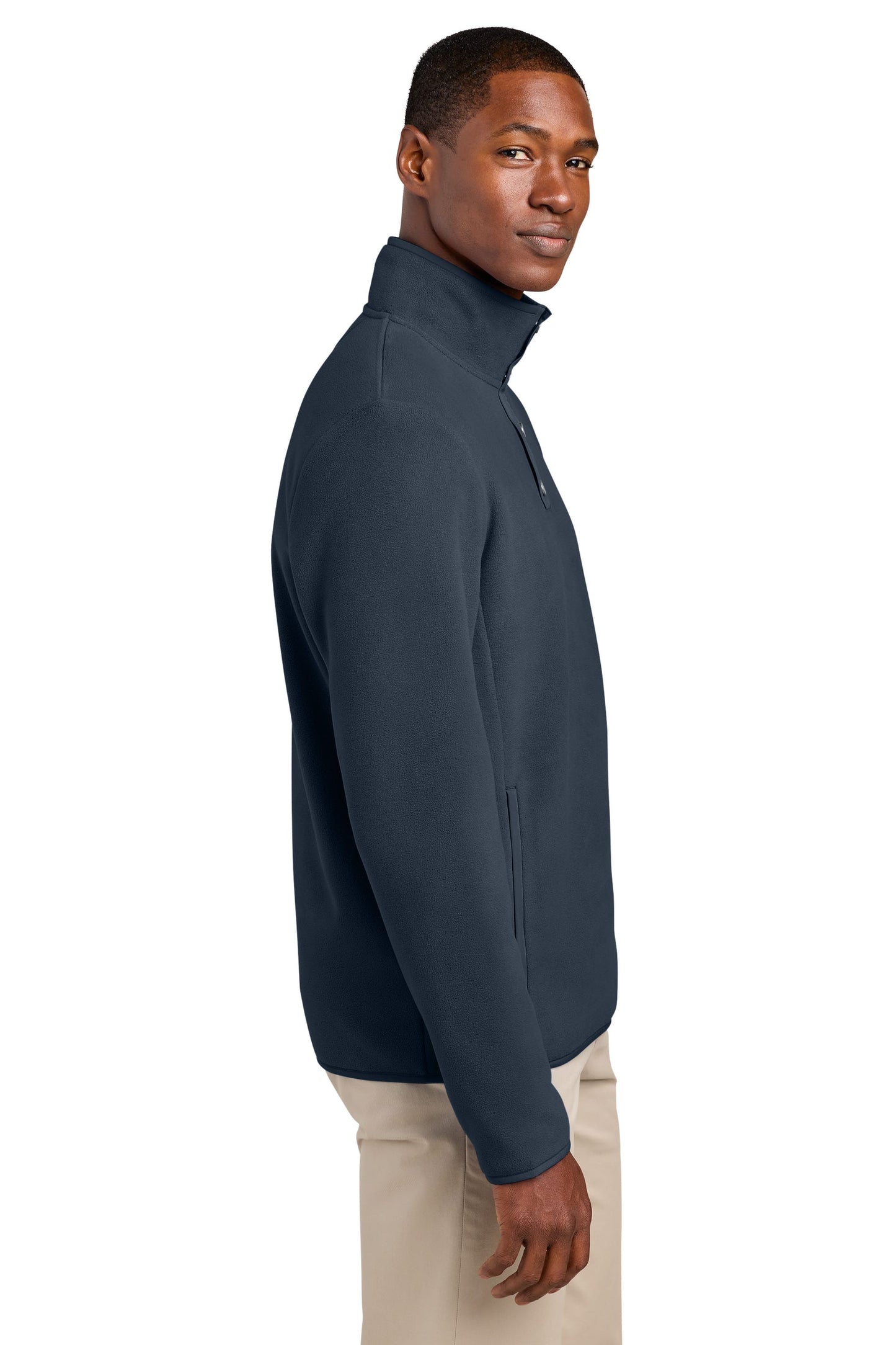 Brooks Brothers Fleece Brooks Brothers - Men's Fleece 1/4-Snap Neck