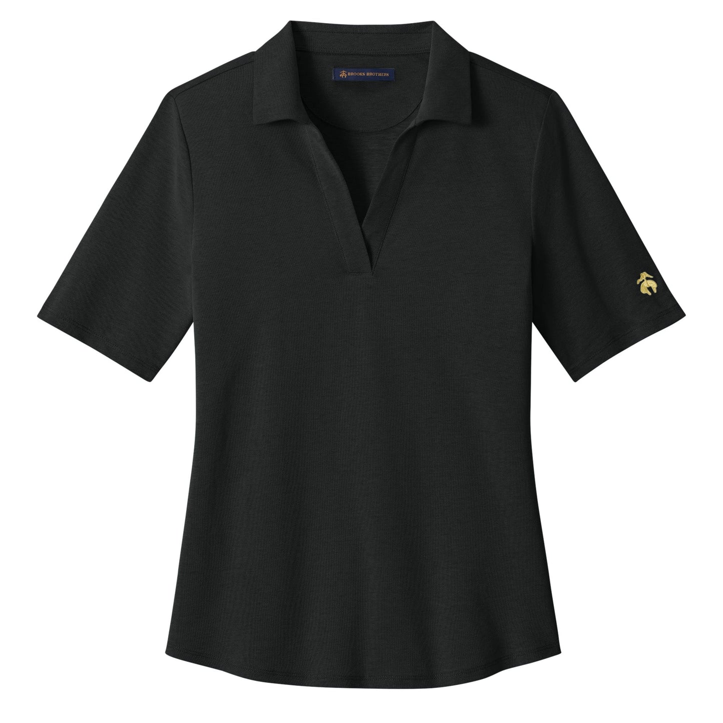 Brooks Brothers Polos XS / Deep Black Brooks Brothers - Women's Pinpoint Pique Polo