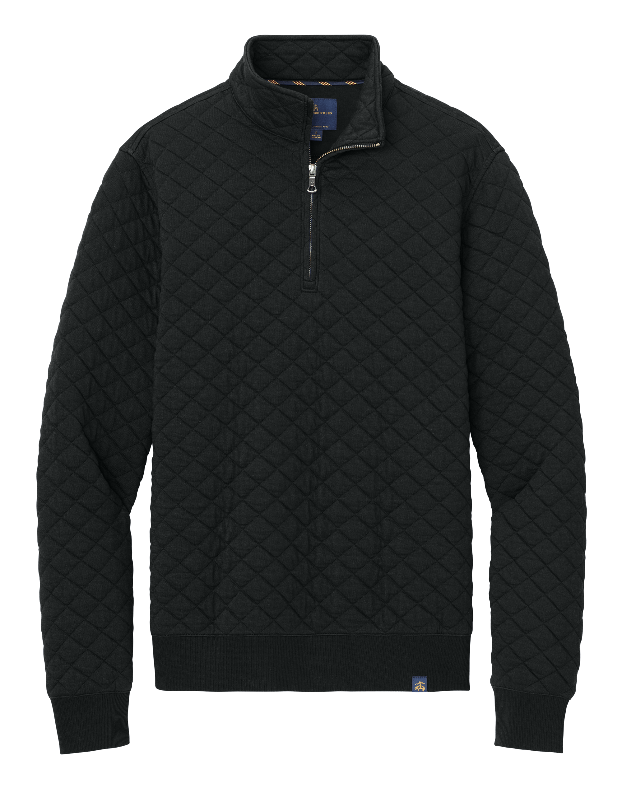 Brooks Brothers - Men's Diamond Quilt 1/4-Zip – Threadfellows Brooks Brothers - Men's Diamond Quilt 1/4-Zip – Threadfellows