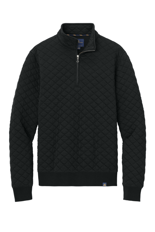 Brooks Brothers Sweaters XS / Deep Black Brooks Brothers - Men's Diamond Quilt 1/4-Zip