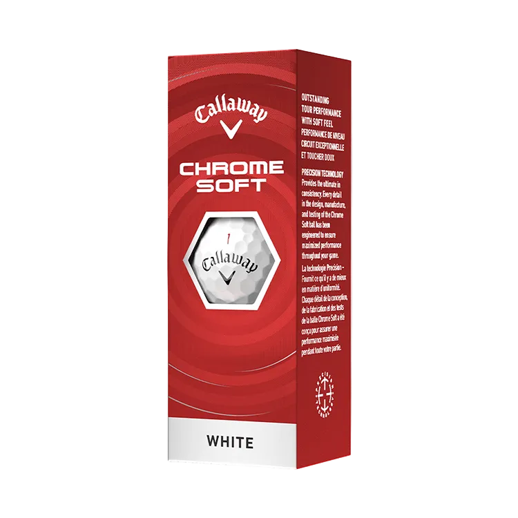 Callaway Chrome SOFT ホワイト 5ダース Callaway - Chrome Soft Golf Balls Half-Dozen – Threadfellows