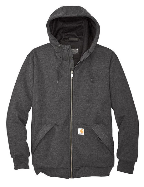 Thermal Lined Carhartt Hooded Zip Sweatshirt Custom Carhartt