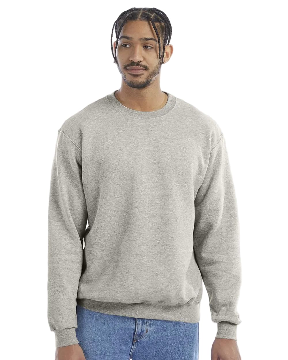 Champion Sweatshirts S / Oatmeal Heather Champion - Powerblend® Heathered Crewneck Sweatshirt
