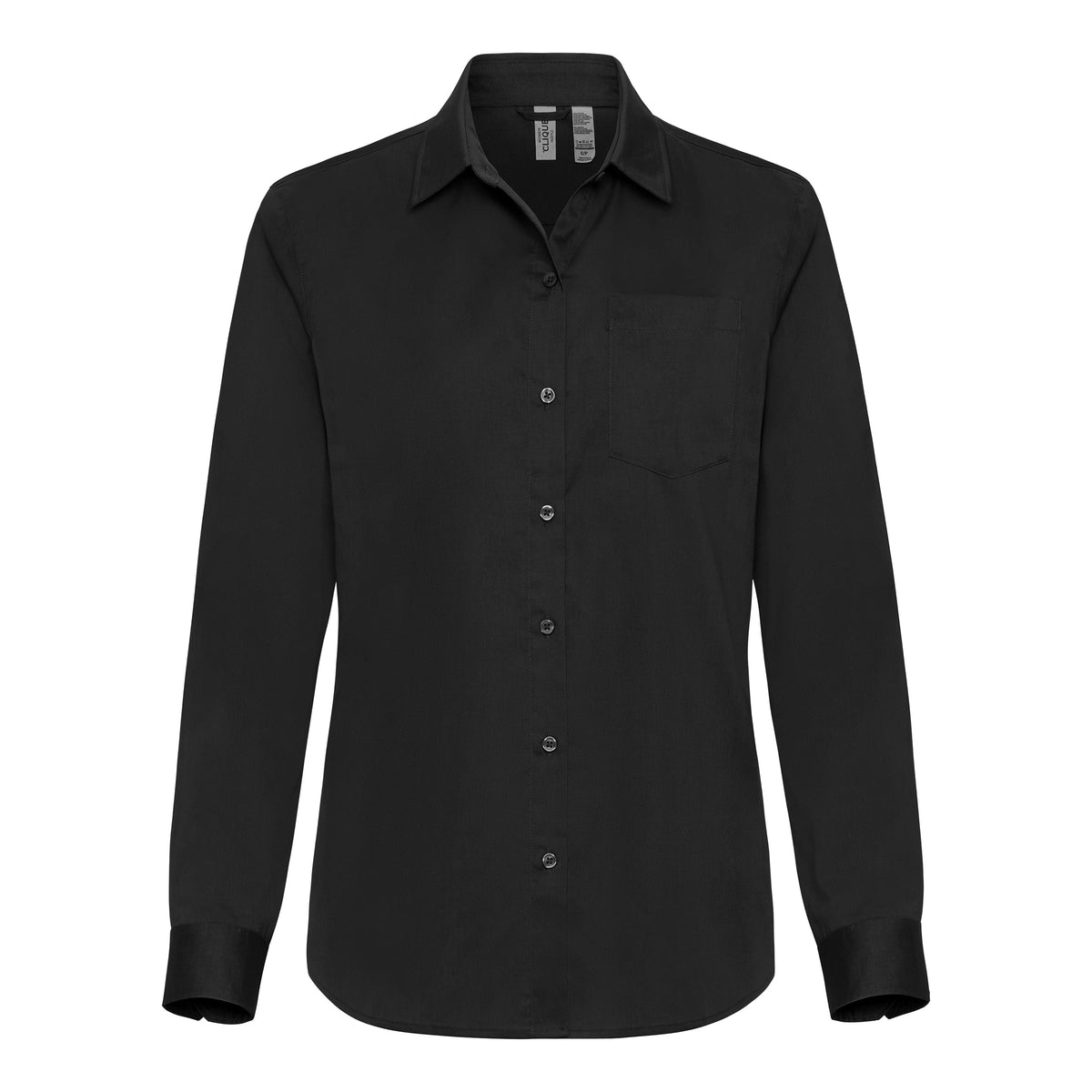 Clique by Cutter & Buck Woven Shirts XS / Black Clique by Cutter & Buck - Women's Hustle Recycled Long Sleeve Button Down