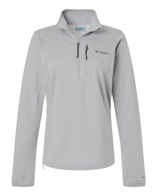 Columbia Fleece XS / Columbia Grey/Columbia Grey Columbia - Women's Essential Hike™ Grid Fleece Half-Zip Pullover
