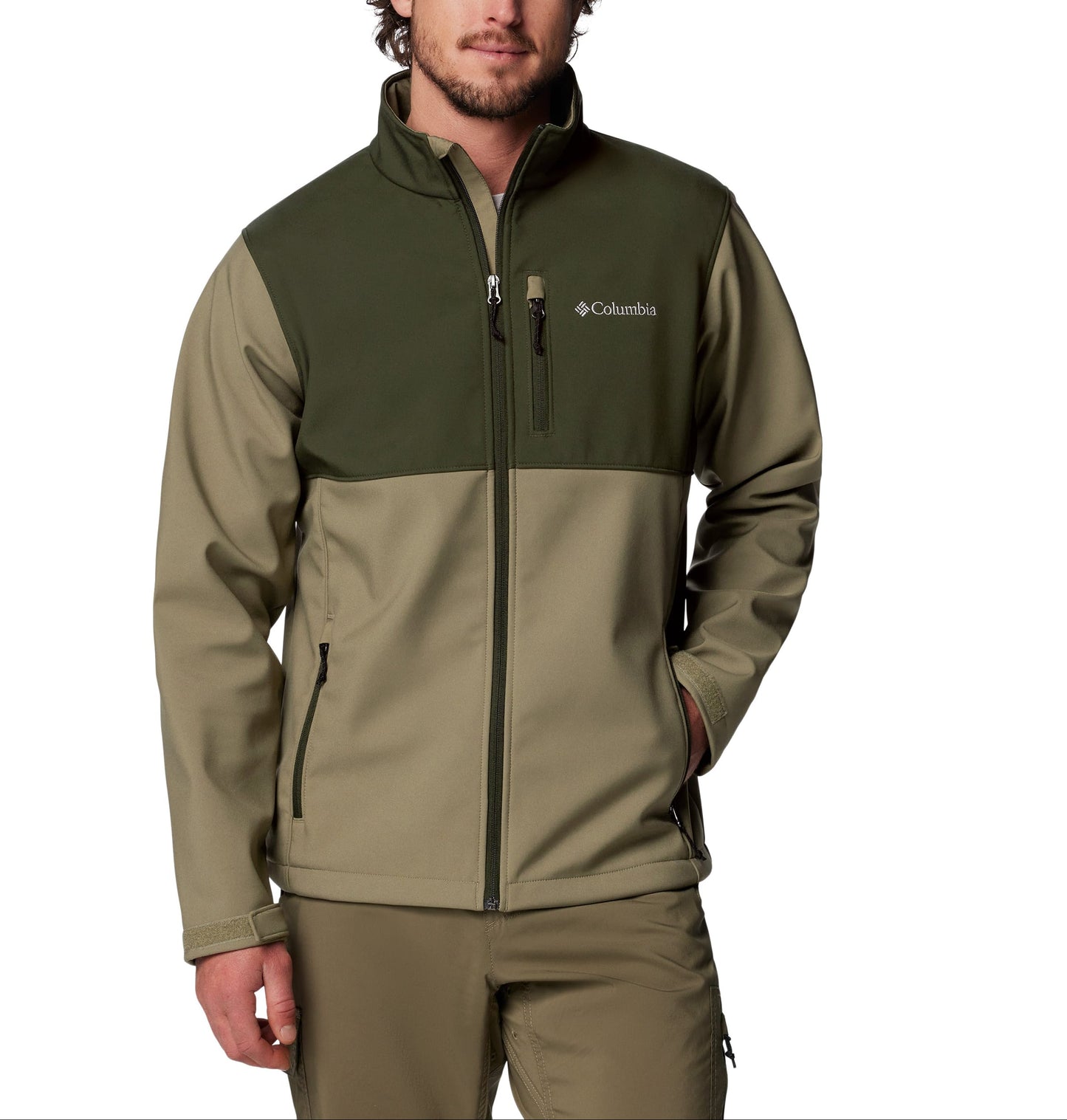 Columbia Outerwear S / Stone Green/Greenscape Columbia - Men’s Ascender™ Softshell Jacket