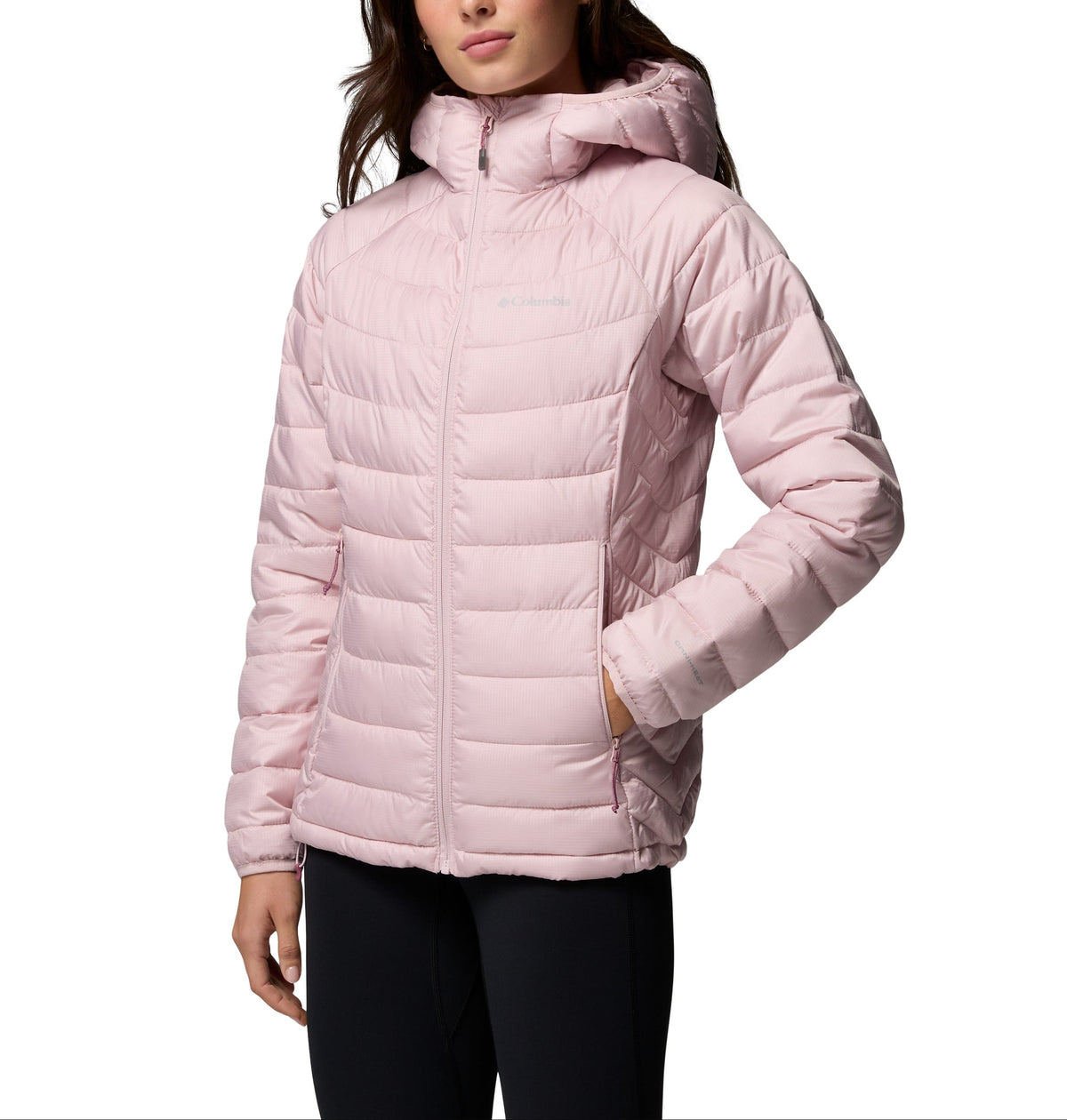 Columbia Outerwear XS / Mineral Pink Ripstop Columbia - Women's Powder Lite™ II Hooded Jacket