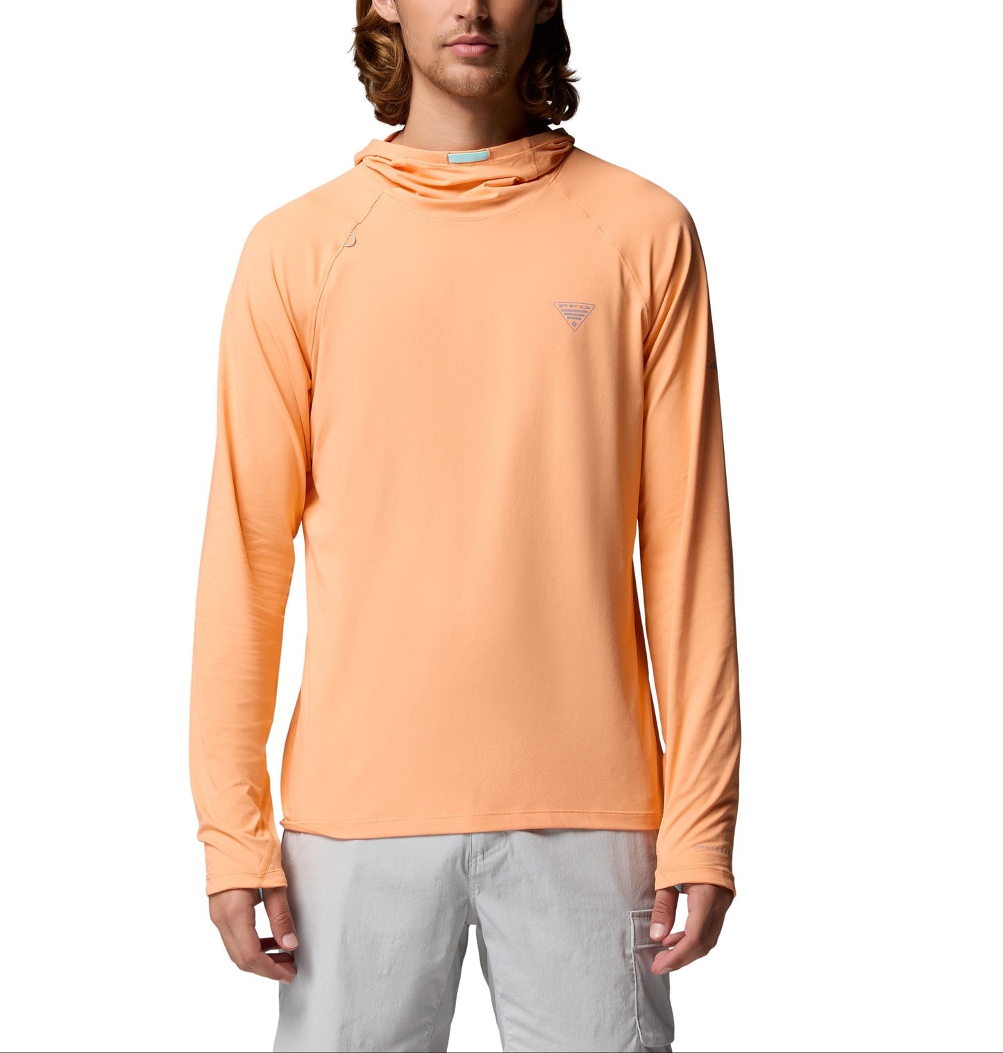 Columbia T-Shirts S / Bright Nectar Columbia - Men's PFG Wild Cast™ Sun Hoodie
