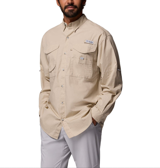 Columbia Woven Shirts XS / Fossil Columbia - Men's PFG Bonehead™ Long Sleeve Shirt