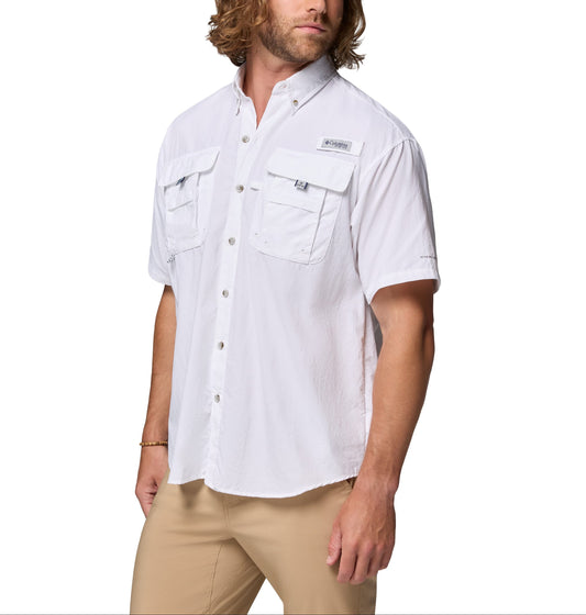 Columbia Woven Shirts XS / White Columbia - Men's PFG Bahama™ Short Sleeve Shirt