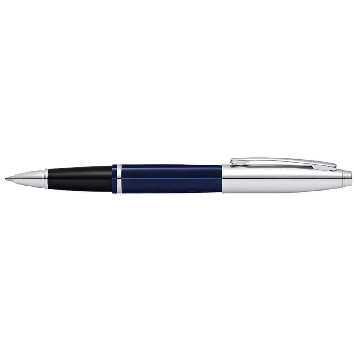 Cross Writing Instruments One Size / Blue Cross - Bailey Chrome & Blue Lacquer Rollerball Pen