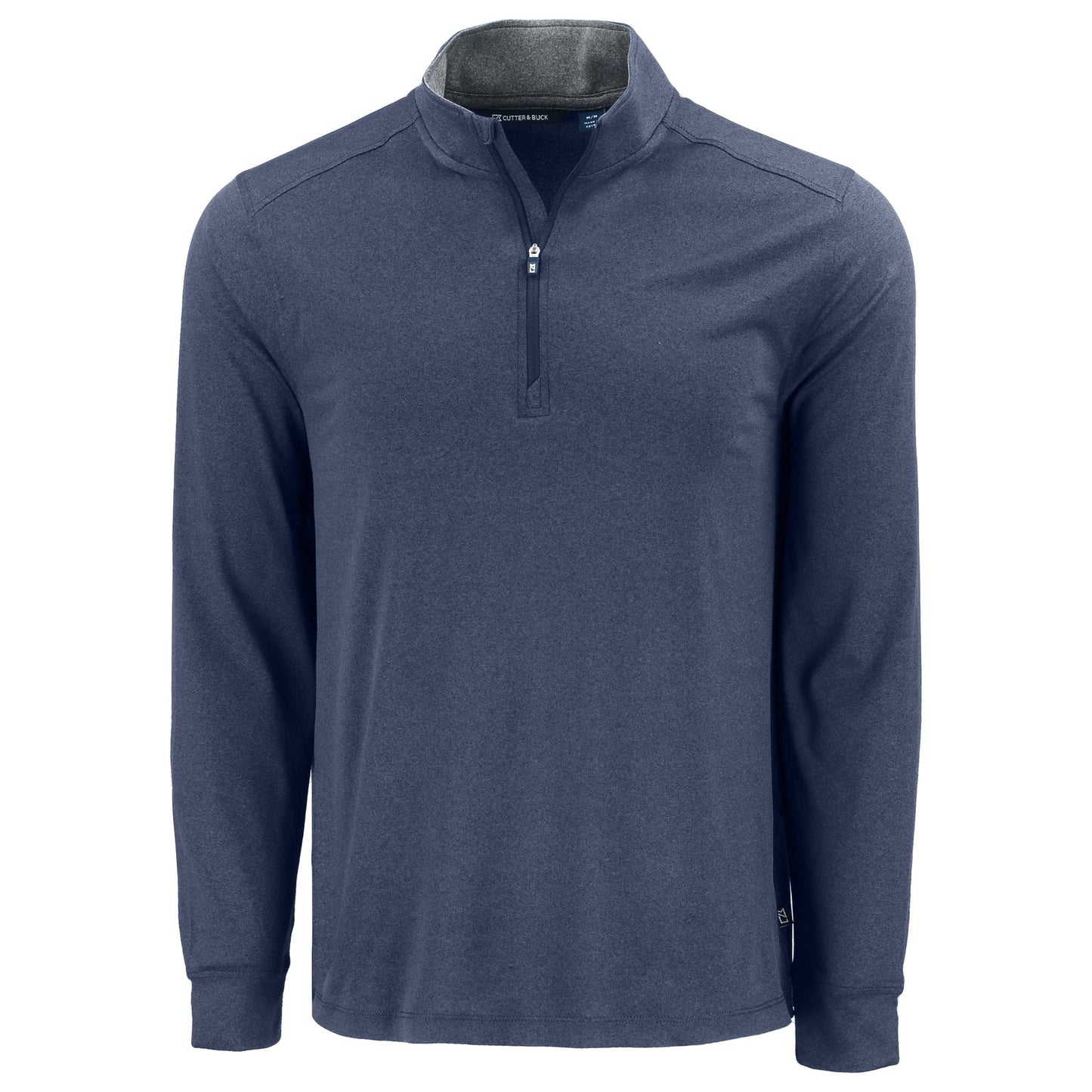 Cutter & Buck Layering S / Dark Navy Blue Heather Cutter & Buck - Men's Forge Recycled Stretch 1/4-Zip Pullover
