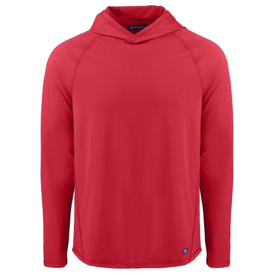 Cutter & Buck Layering S / Red Cutter & Buck - Men's Prospect Featherlight Stretch Hooded Pullover
