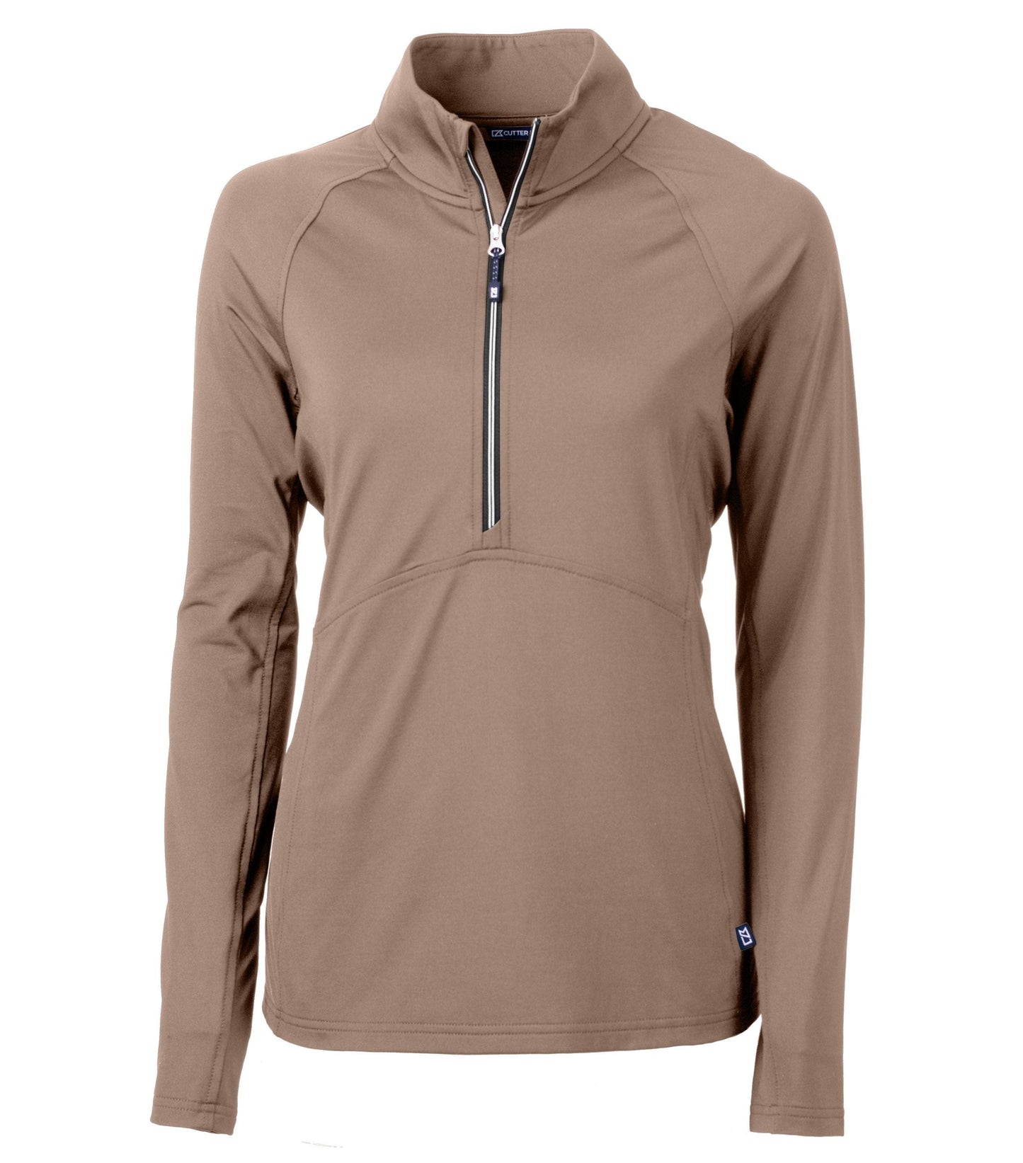 Cutter & Buck Layering XS / Mushroom Cutter & Buck - Women's Adapt Eco Knit Half Zip Pullover