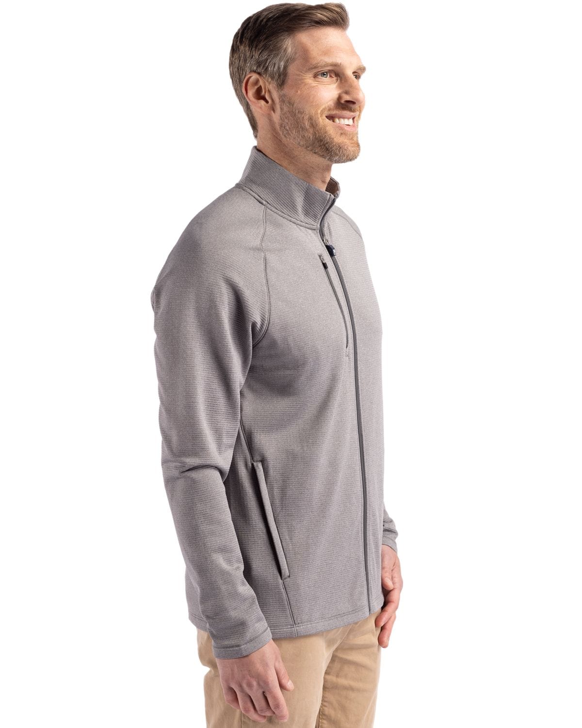 Cutter & Buck Outerwear Cutter & Buck - Men's Peshastin Fleece Recycled Full Zip Jacket