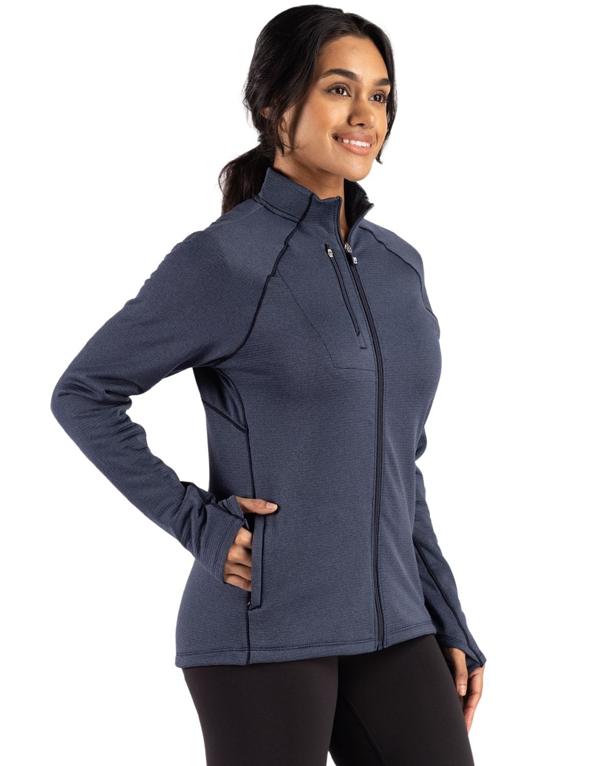 Cutter & Buck Outerwear Cutter & Buck - Women's Peshastin Fleece Recycled Full Zip Jacket