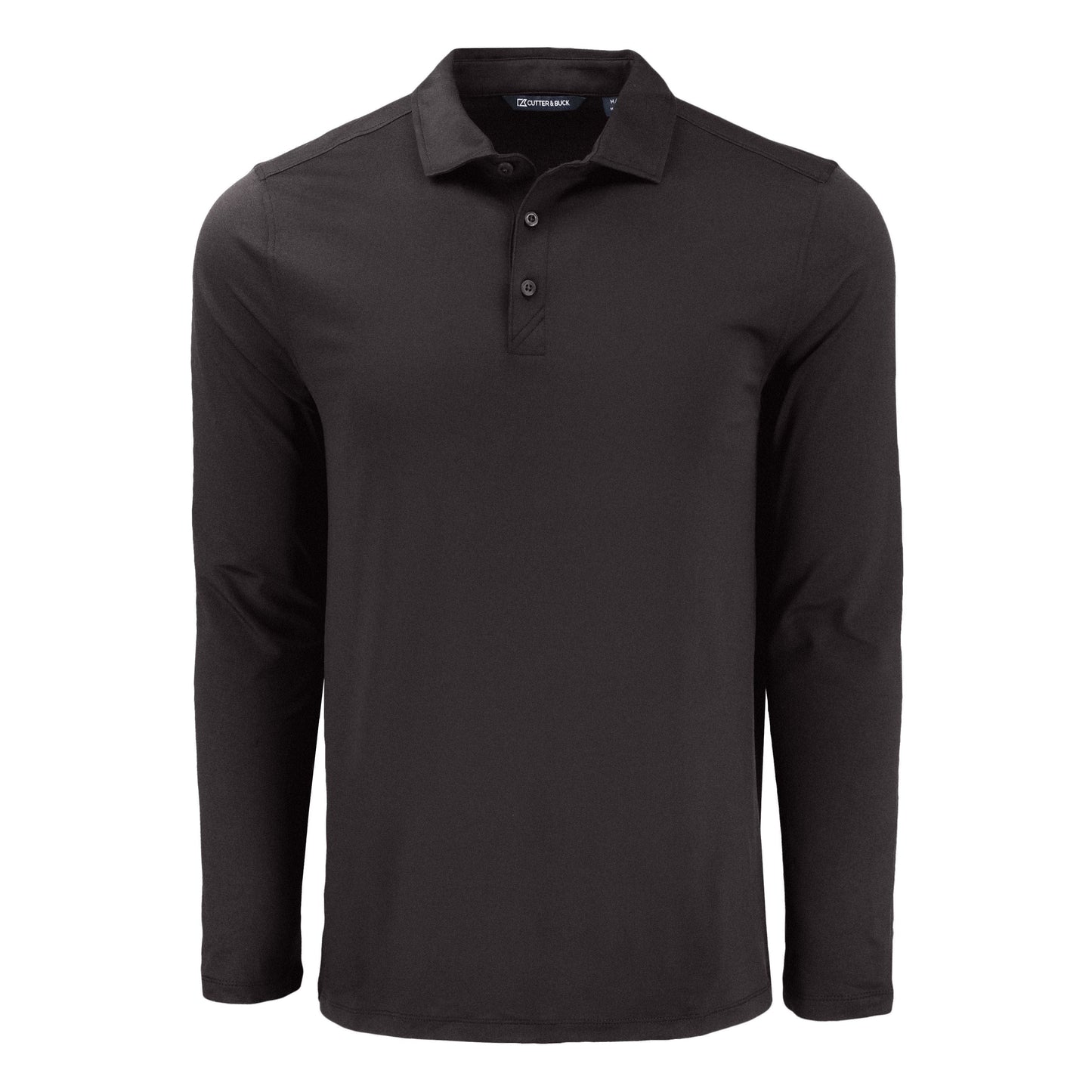 Cutter & Buck Polos S / Black Cutter & Buck - Men's Coastline Epic Comfort Recycled Long Sleeve Polo