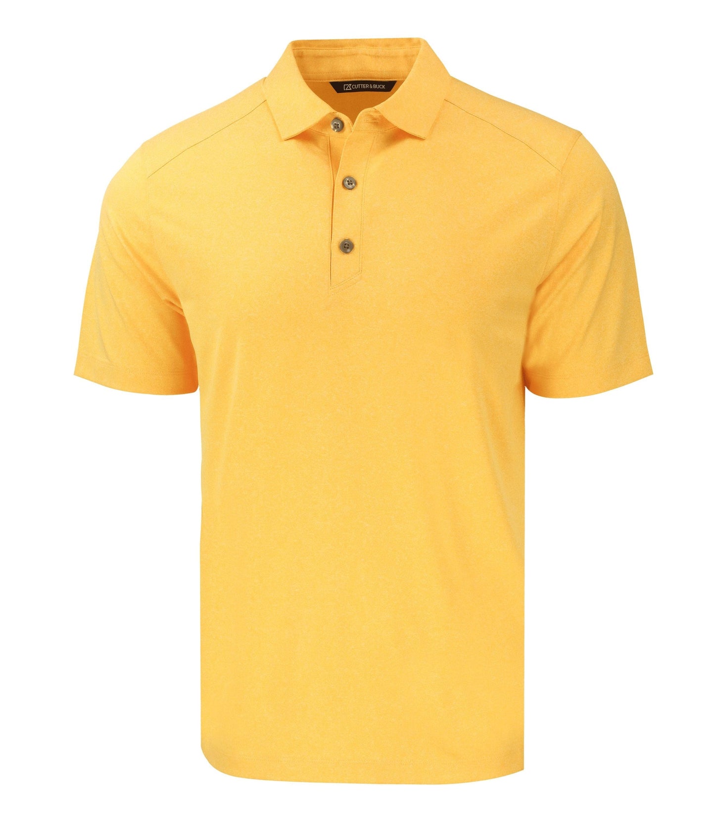 Cutter & Buck Polos S / College Gold Heather Cutter & Buck - Men's Heathered Forge Eco Stretch Recycled Polo