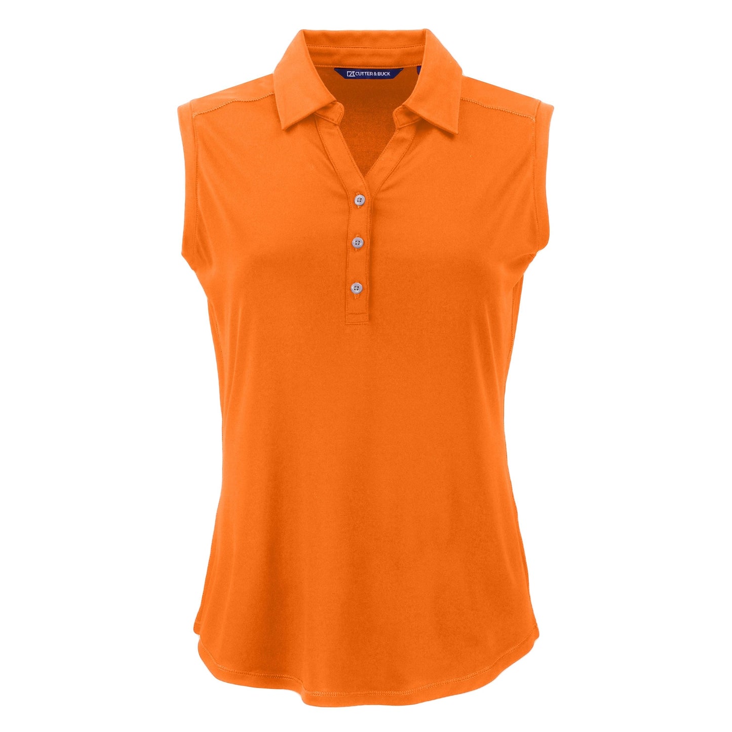 Cutter & Buck Polos XS / Orange Burst Cutter & Buck - Women's Forge Eco Stretch Recycled Sleeveless Polo