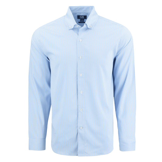Cutter & Buck Woven Shirts S / Atlas/White Cutter & Buck - Men's Skyline Recycled Gingham Dress Shirt