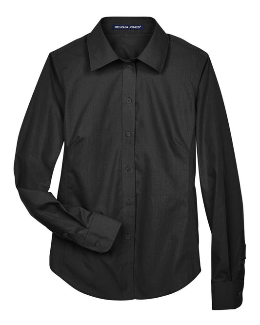 Devon & Jones Woven Shirts Devon & Jones - Women's Crown Collection™ Solid Broadcloth