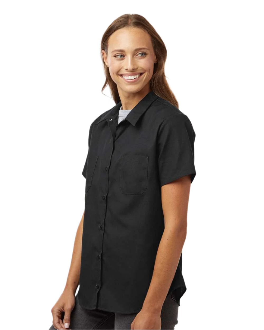 Dickies Workwear Only Dickies - Women's Industrial Short Sleeve Work Shirt