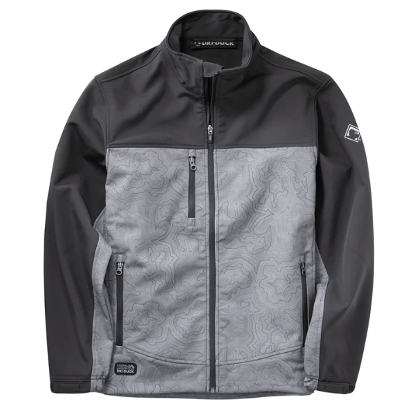 DRI DUCK Outerwear S / Topo/Charcoal DRI DUCK - Men's Motion Softshell Jacket
