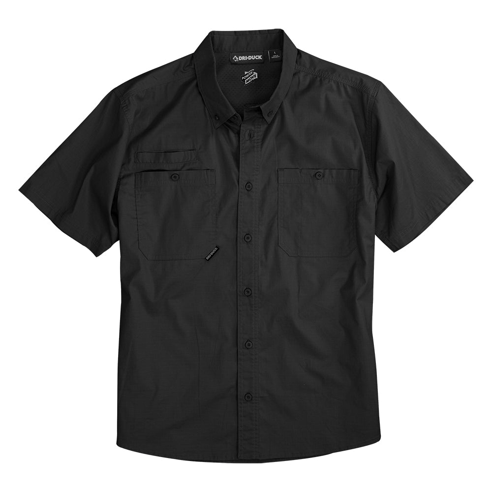 DRI DUCK Woven Shirts S / Black DRI DUCK - Men's Craftsman Woven Short Sleeve Shirt