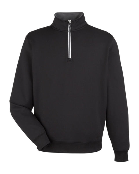 メンズウェア CLUBHAUS Fleece 1/4 Pullover Gray/Black Men's Adidas 1/4 Zip Pullover Black Heather – TC Tennis