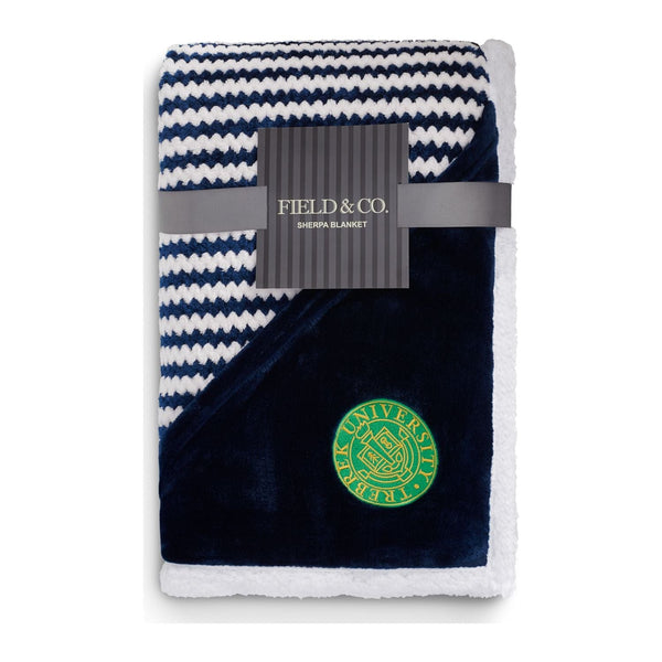 Field Chevron Striped Sherpa Blanket – Threadfellows