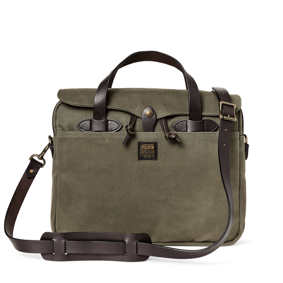 Filson - Rugged Twill Original Briefcase – Threadfellows Filson - Rugged Twill Original Briefcase – Threadfellows