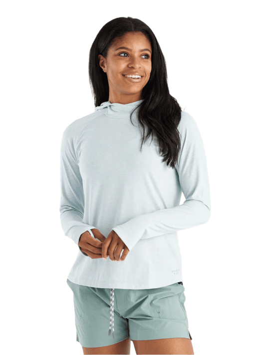 Free Fly T-shirts XS / Heather Bay Blue Free Fly - Women's Elevate Hoodie