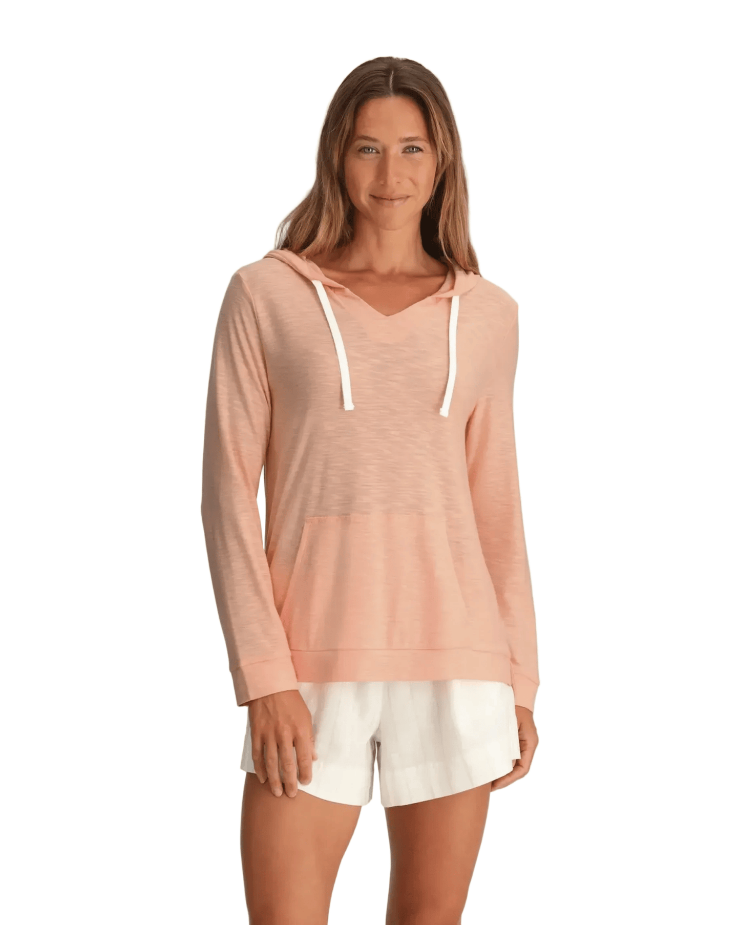 Free Fly T-Shirts XS / Light Coral Free Fly - Women's Bamboo Slub Hoodie