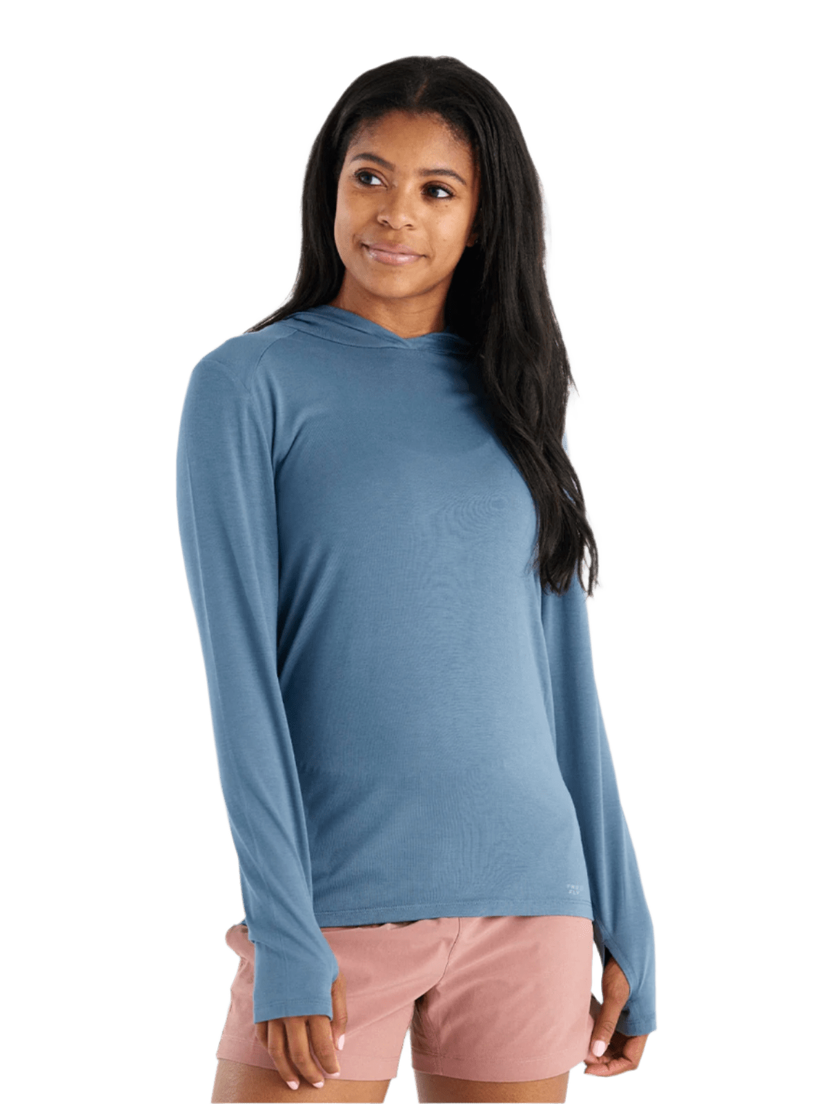 Free Fly T-shirts XS / Slate Blue Free Fly - Women's Bamboo Shade Hoodie II