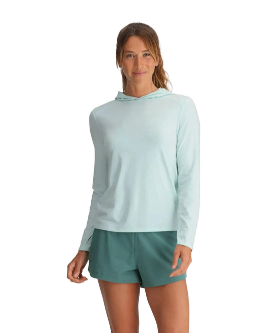 Free Fly T-Shirts XS / Tropic Sea Free Fly - Women's Bamboo Shade Hoodie II
