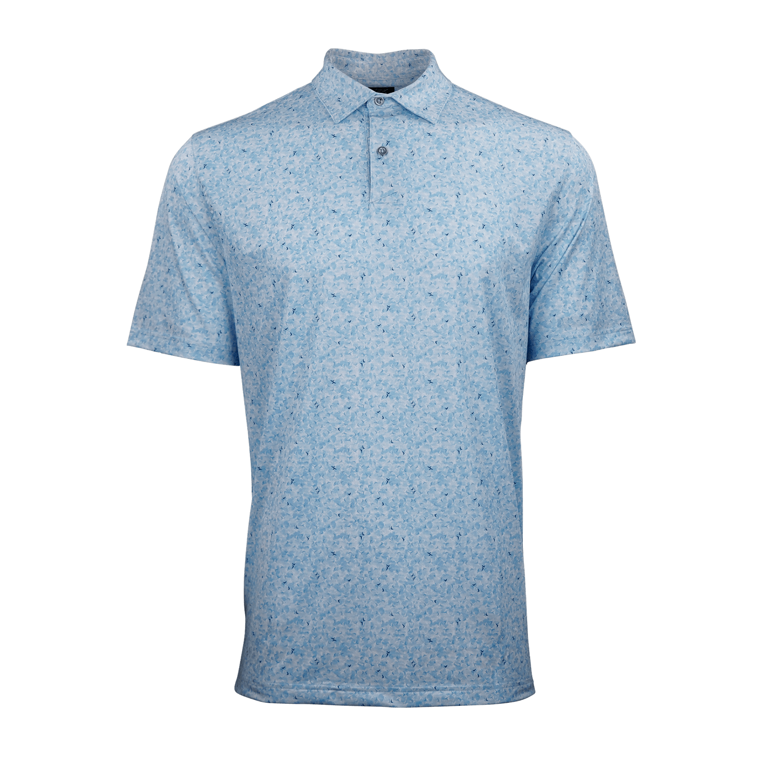 Greg Norman - Men's Scattered Shark Tail Polo – Threadfellows Greg Norman - Men's Scattered Shark Tail Polo – Threadfellows