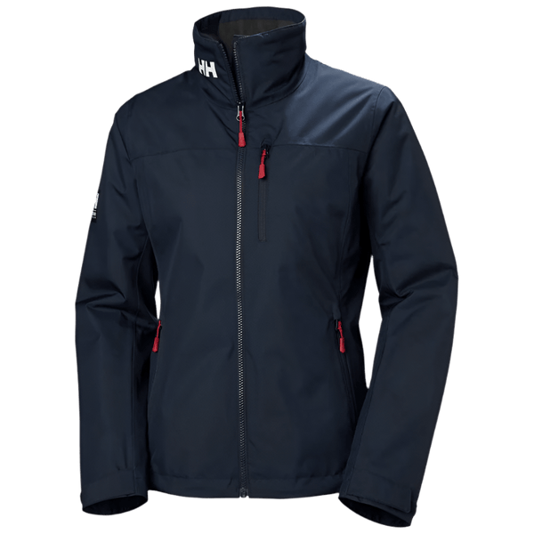 Helly Hansen Womens Crew Midlayer Waterproof Jacket - White - Outback Jacks Ireland