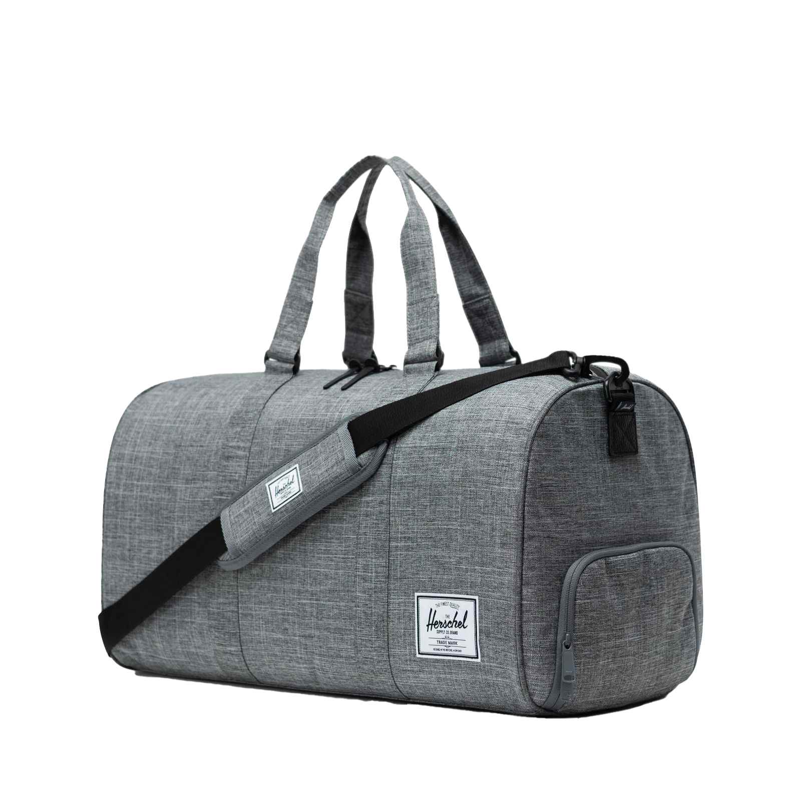 Herschel Supply Novel Raven Crosshatch Duffel Bag, Grey