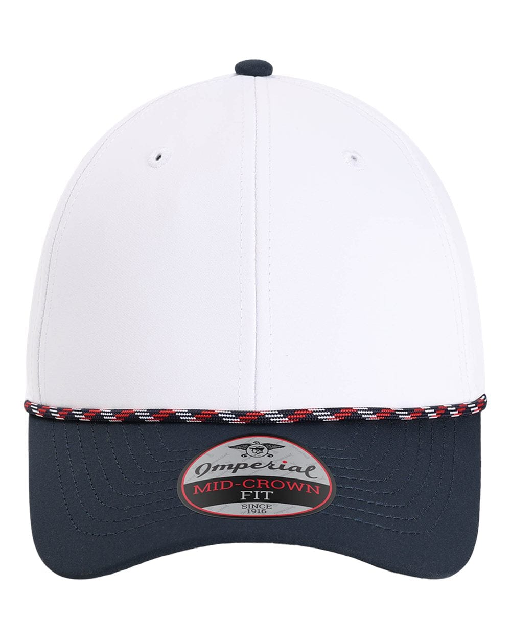 Imperial Headwear Adjustable / White/Navy/Navy/Red/White Imperial - The Wingman Cap